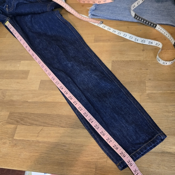 Sezane Dark Blue Indigo Denim High Rise 28 | Non stretch - Picture 12 of 13